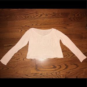 Brandy Melville Blush Cropped Sweater